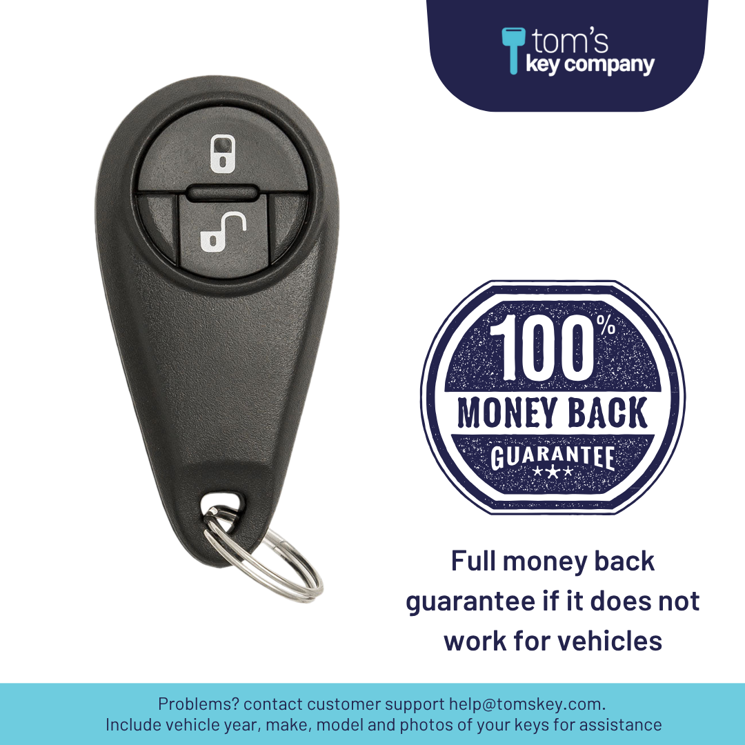 Brand New Aftermarket 2-Button Remote Fob with Lock, Unlock for Select Subaru Vehicles (SUBFOB-2B-912-K)
