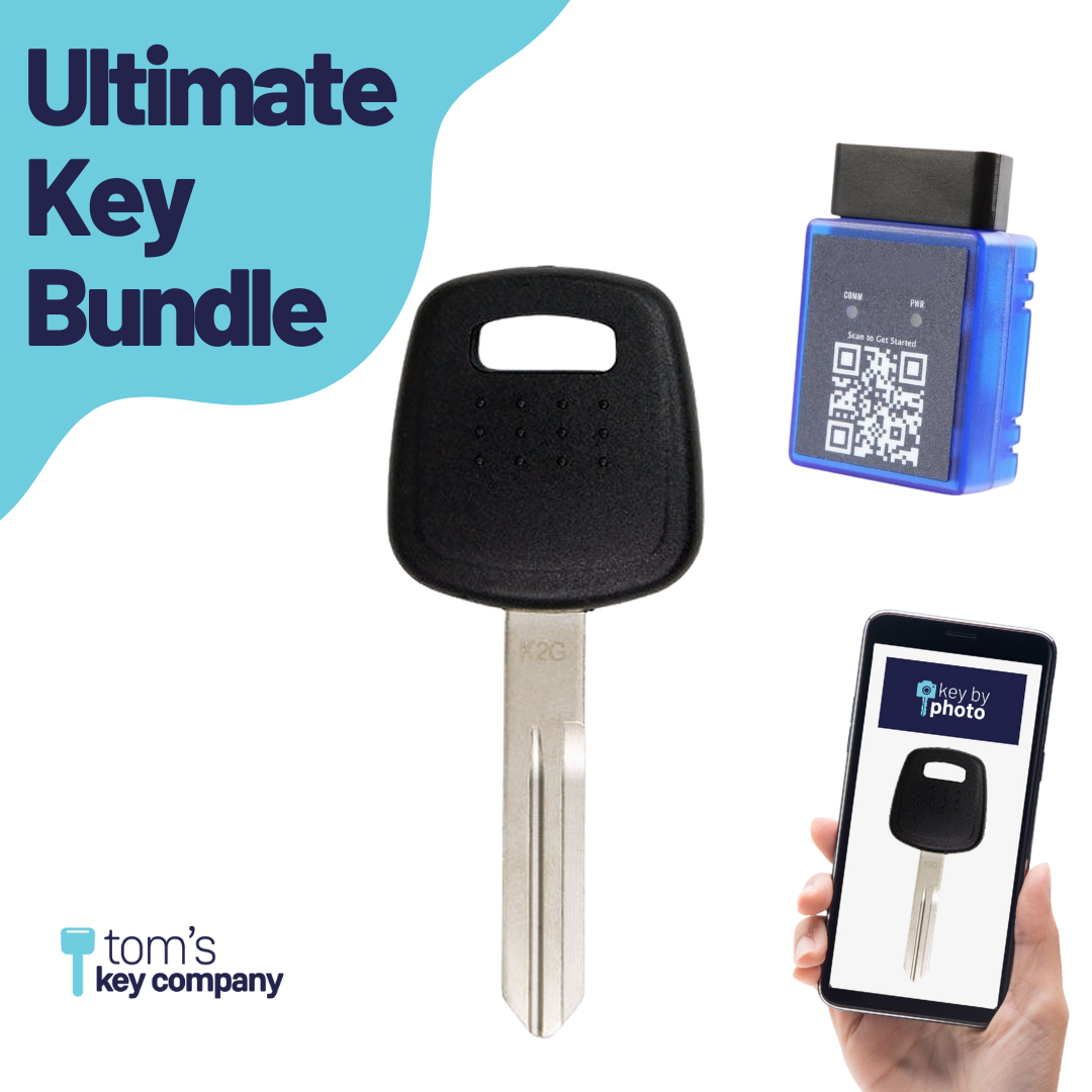 Ultimate Key Bundle with Programming Tool, Aftermarket Transponder Key and Key By Photo for Select Subaru Vehicles (SUBKEY-4PT-K-UKB)