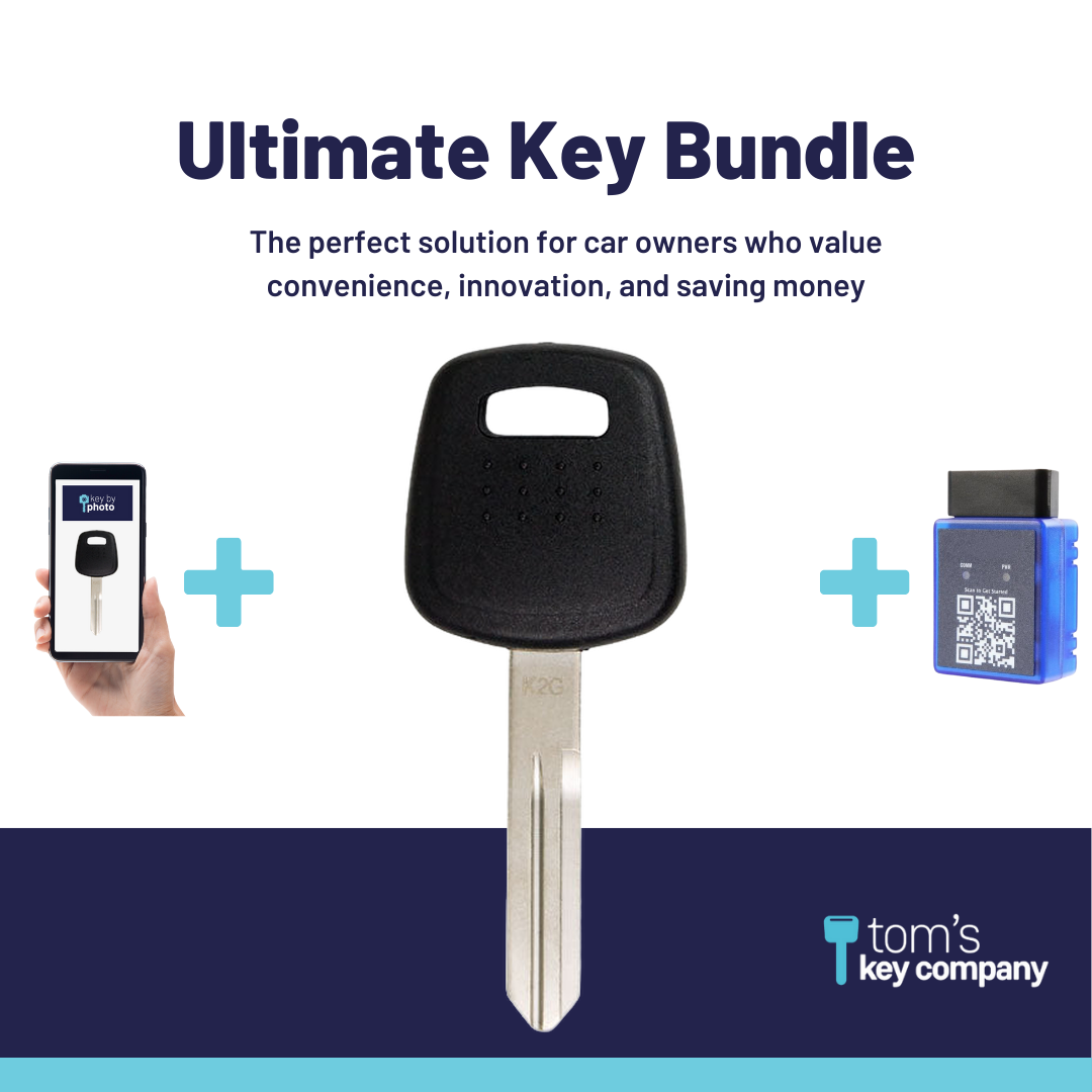 Ultimate Key Bundle with Programming Tool, Aftermarket Transponder Key and Key By Photo for Select Subaru Vehicles (SUBKEY-4PT-K-UKB)