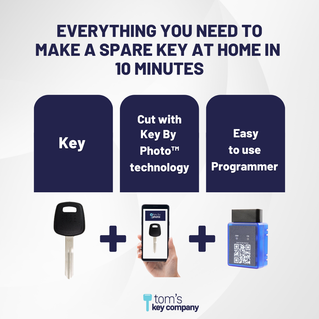 Ultimate Key Bundle with Programming Tool, Aftermarket Transponder Key and Key By Photo for Select Subaru Vehicles (SUBKEY-4PT-K-UKB)