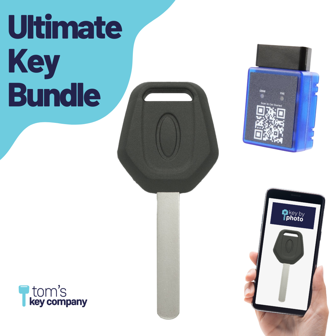 Ultimate Key Bundle with Programming Tool, Aftermarket Transponder Key and Key By Photo for Select Subaru Vehicles (SUBKEY-T13-K-UKB)