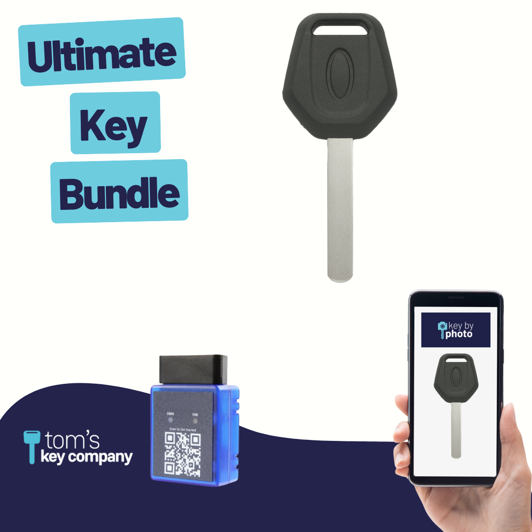 Ultimate Key Bundle with Programming Tool, Aftermarket Transponder Key and Key By Photo for Select Subaru Vehicles (SUBKEY-T13-K-UKB)