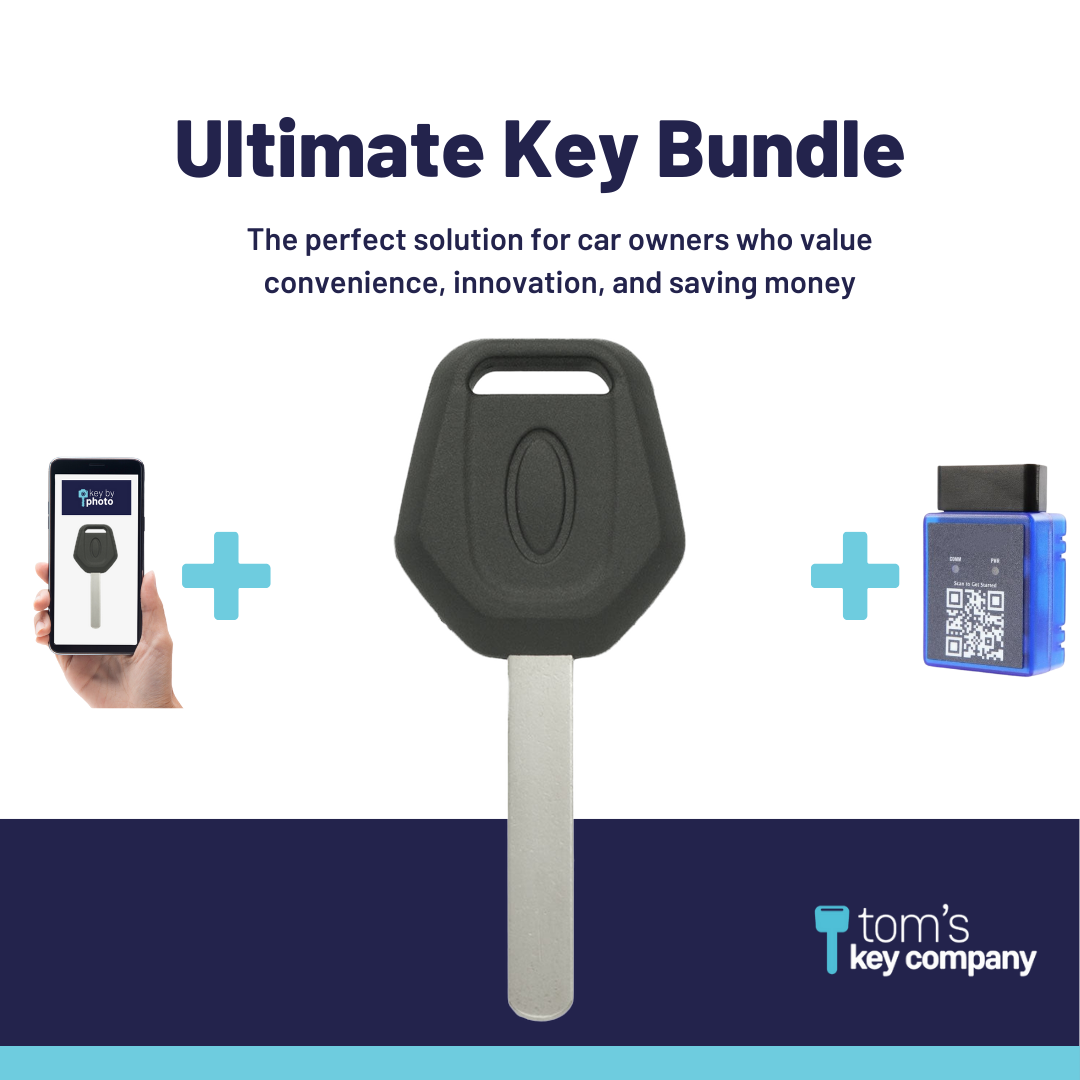 Ultimate Key Bundle with Programming Tool, Aftermarket Transponder Key and Key By Photo for Select Subaru Vehicles (SUBKEY-T13-K-UKB)