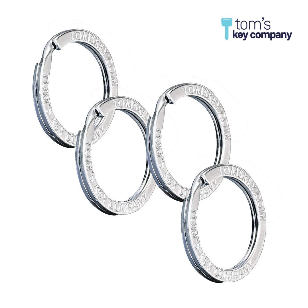 Tom's Key Company Stainless Steel Key Rings - Secure and Stylish