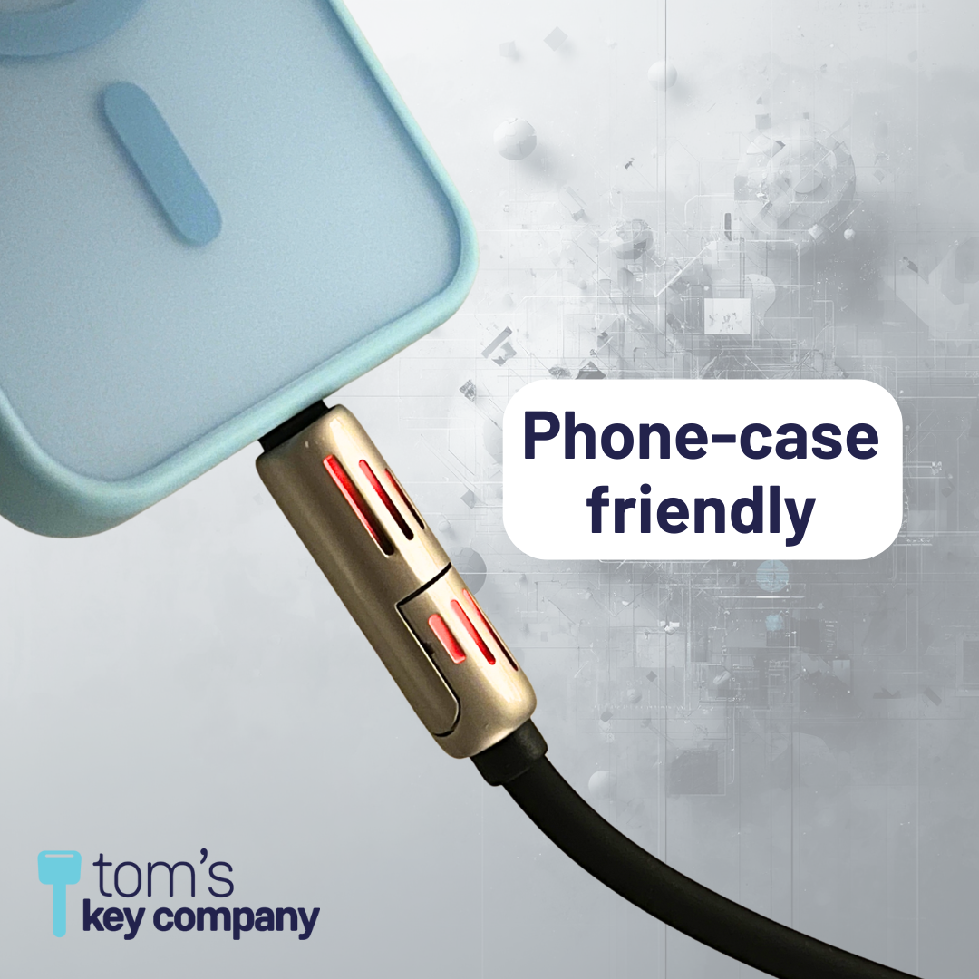 Premium 4-Way Universal Charging Cable – Heavy-Duty 6ft LED Power Cable (USB-A, USB-C, Lightning)