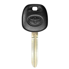 Load image into Gallery viewer, Toyota Logo &quot;H&quot; Chip Transponder Key for Select Toyota and Scion Vehicles, Rubber Handle (TOY8-H-LOGO)