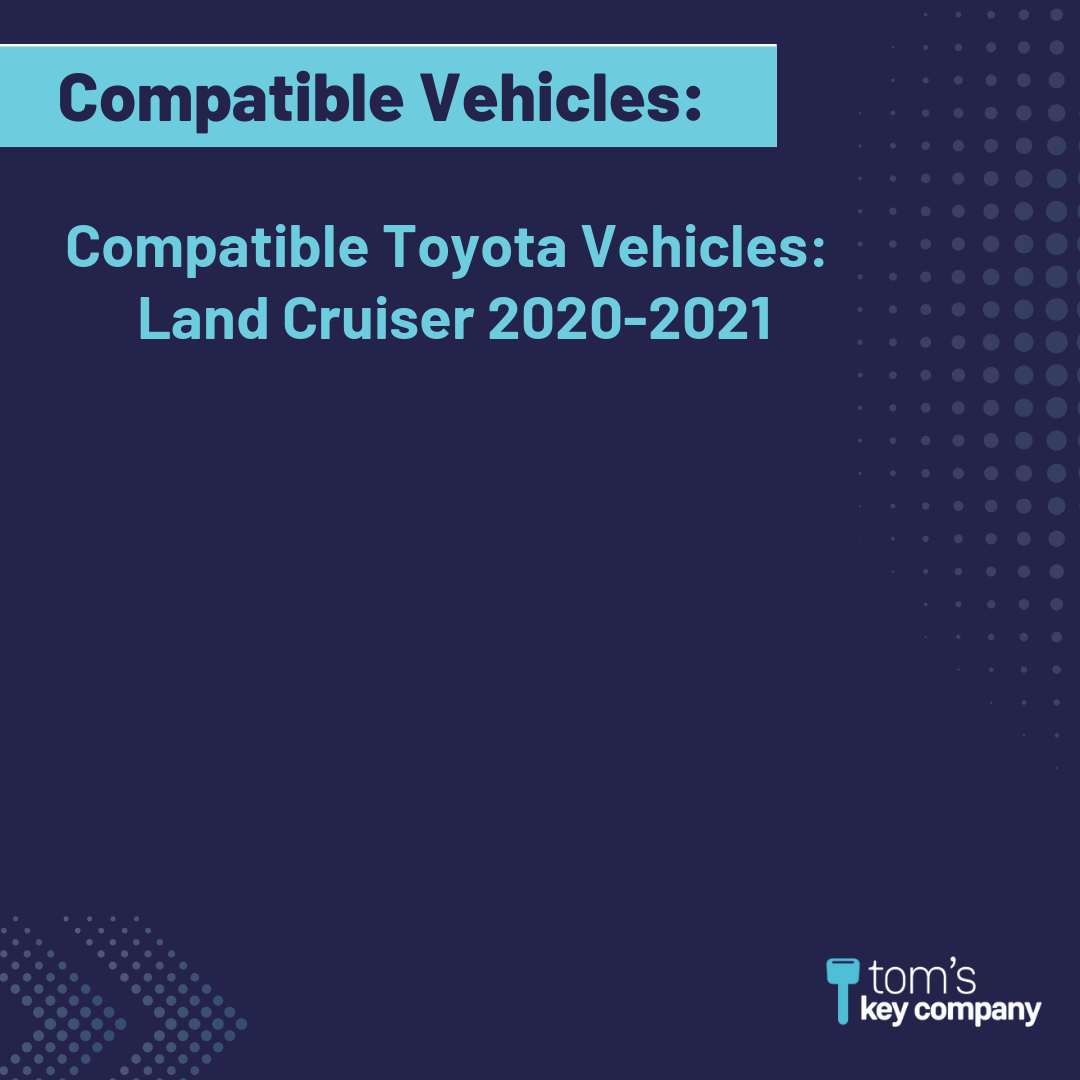 Like New Refurbished 3-Button Smart Key Fob with Lock, Unlock, Panic for Select Toyota Vehicles (TOYSK-3B-293-REF-K)