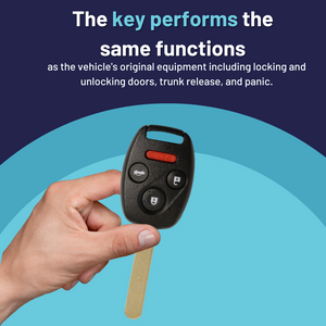Acura CSX 2010-2011 Key and Keyless Entry Remote - 4 Button (N5F-S0084A-4B) - Tom's Key Company