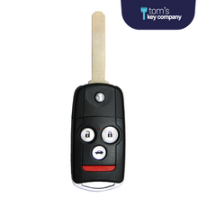 Load image into Gallery viewer, Acura TL &amp; TSX Aftermarket Keyless Entry Flip Key 4-Button (ACURAFK-TL-TSX-4B-FLP) - Tom&#39;s Key Company