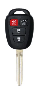 Brand New Aftermarket 4-Button Remote Head Key for Toyota Tacoma, RAV4, Highlander, Scion XB (H Chip) (HYQ12BDP-4B-H) - Tom's Key Company