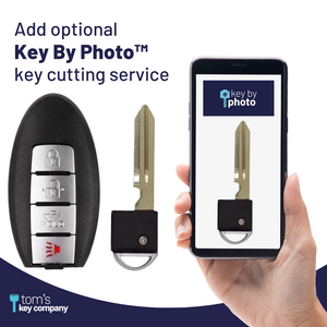 Brand New Aftermarket 4 Button Smart Key with Trunk Release for Select Nissan Vehicles (NISSK-4B-TR-735) - Tom's Key Company