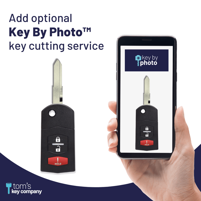 Brand New Aftermarket Keyless Entry Flip Key for Select Mazda Vehicles ...
