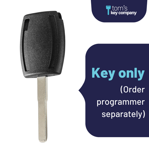 Brand New Uncut Transponder Key for Select Ford Vehicles (FORKEY-HS-4D63) - Tom's Key Company