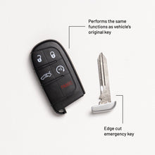 Load image into Gallery viewer, Chrysler, Dodge, &amp; Jeep 5 Button Smart Key Fob for Select Vehicles - Tom&#39;s Key Company