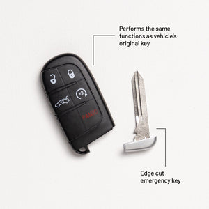 Chrysler, Dodge, & Jeep 5 Button Smart Key Fob for Select Vehicles - Tom's Key Company