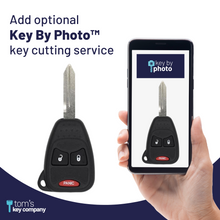 Load image into Gallery viewer, Chrysler, Dodge, &amp; Jeep Key with 3 Button Remote Fob (OHT692427AA-3B-46) - Tom&#39;s Key Company