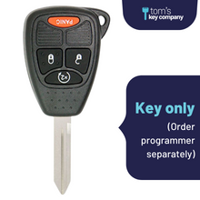 Load image into Gallery viewer, Chrysler, Dodge, &amp; Jeep Key with 4 Buttons Remote Fob - Tom&#39;s Key Company