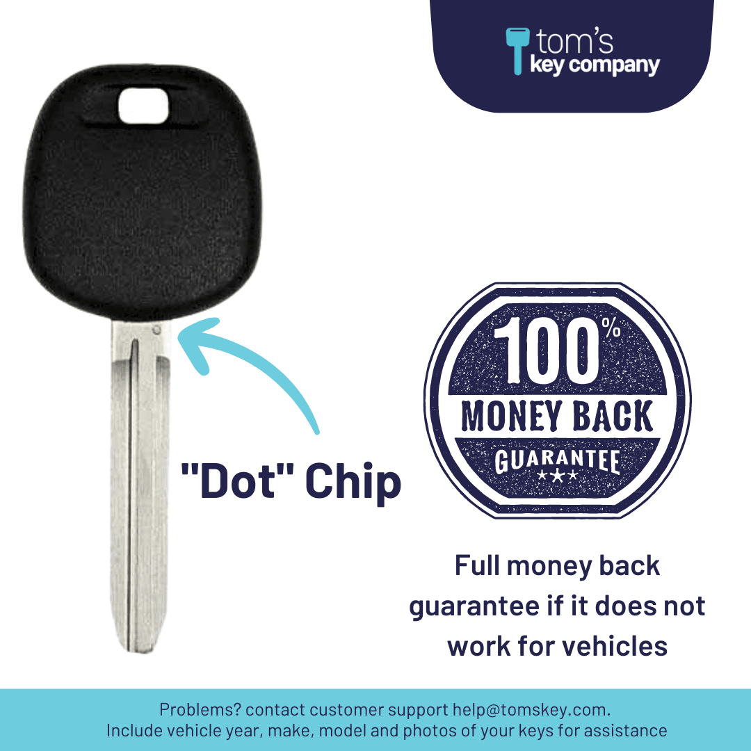 Toyota Scion G-Chip Transponder Key – TOY44G – 2010-2016 – USA Seller – 1 Year Warranty