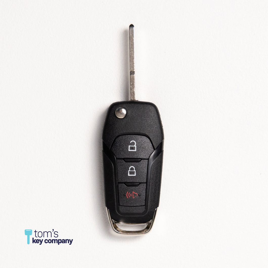 Ford Aftermarket Keyless Entry Flip Key 3-Button (FORFK-3B-FLIP) - Tom's Key Company