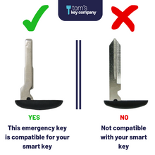 Load image into Gallery viewer, Ford &amp; Lincoln 5-Button Aftermarket Smart Key with Remote Start and Trunk Release/High-Security Emergency Key (FORPSK-HS-5B-TRS-PDL) - Tom&#39;s Key Company