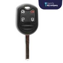 Cargar imagen en el visor de la galería, Ford High Security Key and Keyless Entry Remote - 4 Button - Tom&#39;s Key Company