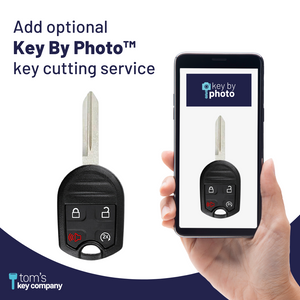 Ford Key and Keyless Entry Remote - 4 Button with Remote Start - Tom's Key Company