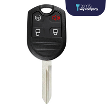 Load image into Gallery viewer, Ford Key and Keyless Entry Remote - 4 Button with Remote Start - Tom&#39;s Key Company