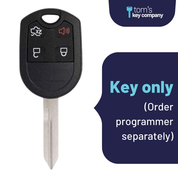 Ford & Lincoln Key and Keyless Entry Remote - 4 Button with Trunk (OUC