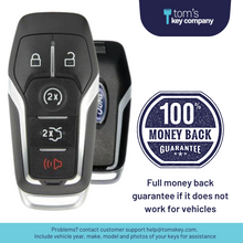 Load image into Gallery viewer, Ford OEM Logo 5-Button Smart Key with Remote Start and Trunk Release (FORSK-TRS-5B-OEM-TMB-LOGO) - Tom&#39;s Key Company