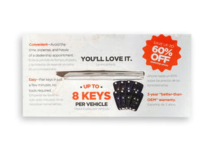 GM Simple Key 4 Button Flip Key with Remote Start (GMFK4RSSK-KIT) - Tom's Key Company