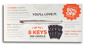 GM Simple Key 4 Button Flip Key with Trunk (GMFK4TSK-KIT) - Tom's Key Company