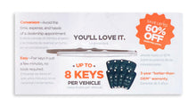 Load image into Gallery viewer, GM Simple Key 5 Button Flip Key (GMFK5TRSSK-KIT) - Tom&#39;s Key Company
