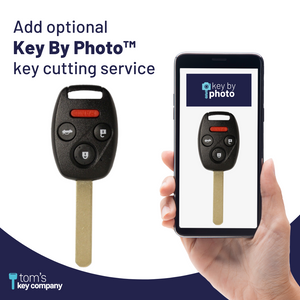 Honda Accord 2008-2012 Key and Keyless Entry Remote - 4 Button (KR55WK49308-4B) - Tom's Key Company