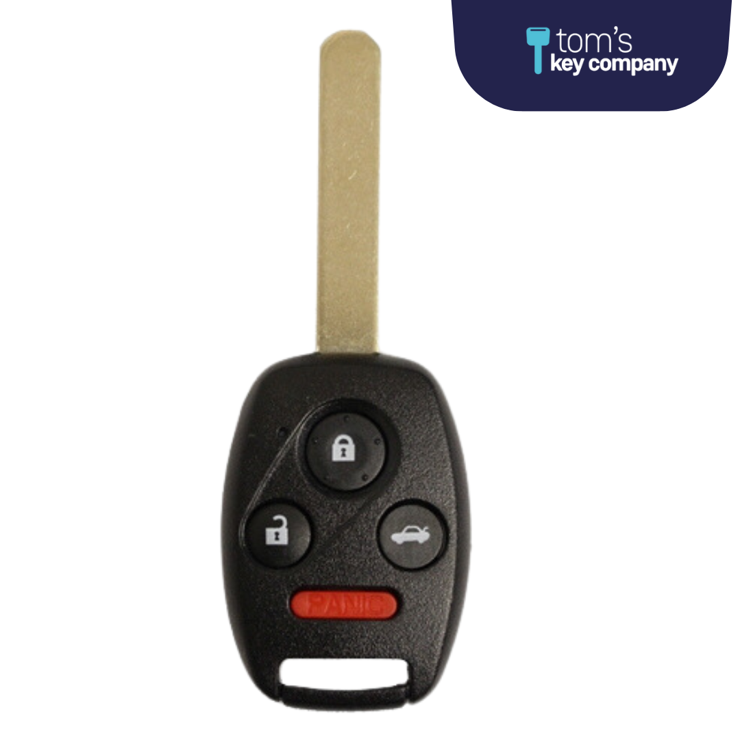 Honda Accord 2008-2012 Key and Keyless Entry Remote - 4 Button (KR55WK49308-4B) - Tom's Key Company