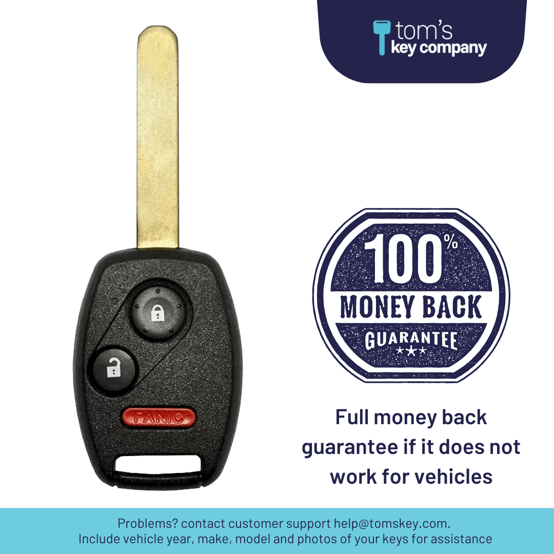 2-Pack Keyless Entry Remote Car Fob For Honda Civic, CR-V, Element, Odyssey, Pilot – 46 Key Style