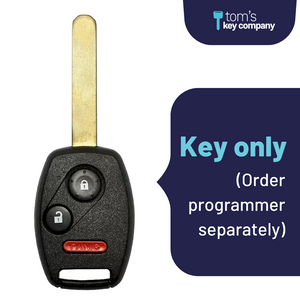 Honda Fit, Odyssey, Ridgeline Key and Keyless Entry Remote - 3 Button (HONRK-3B-OUCG8D-380H-A) - Tom's Key Company