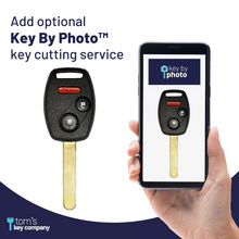 Load image into Gallery viewer, Honda Fit, Odyssey, Ridgeline Key and Keyless Entry Remote - 3 Button (HONRK-3B-OUCG8D-380H-A) - Tom&#39;s Key Company