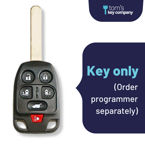 Honda Odyssey 2011, 2013-2014 Key and Keyless Entry Remote - 6 Button (N5F-A04TAA-6B) - Tom's Key Company