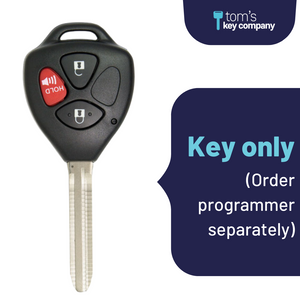 Key and Remote for Select Scion and Toyota Vehicles ("dot" Chip Key with 3 Button Remote) MOZB41TG-3B-dot - Tom's Key Company