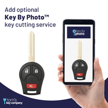 Load image into Gallery viewer, Nissan 3 Button Remote Head Key for Select Nissan Vehicles (CWTWB1U751-3B) - Tom&#39;s Key Company