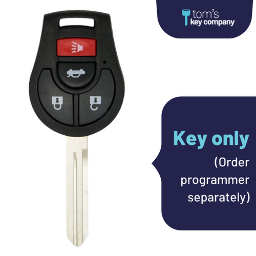 Nissan 4 Button Remote Head Key for Select Nissan Vehicles (CWTWB1U751-4B) - Tom's Key Company