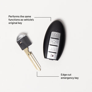 Nissan & INFINITI 4 Button Smart Key Fob for Select Vehicles (NISSK4SK-4B-FOB) - Tom's Key Company