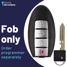 Cargar imagen en el visor de la galería, Nissan &amp; INFINITI 4 Button Smart Key Fob Remote Select Vehicles - Tom&#39;s Key Company