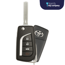 Load image into Gallery viewer, Refurbished Toyota LOGO Camry Keyless Entry Remote Key (&quot;H&quot; Chip Key with 4 Button Remote Flip Key) HYQ12BFB-4B-H-FLP-LOGO-REFURB - Tom&#39;s Key Company