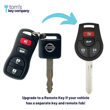 Load image into Gallery viewer, Simple Key Programmer for Nissan with a 4 Button Remote Key with Trunk Release - Tom&#39;s Key Company