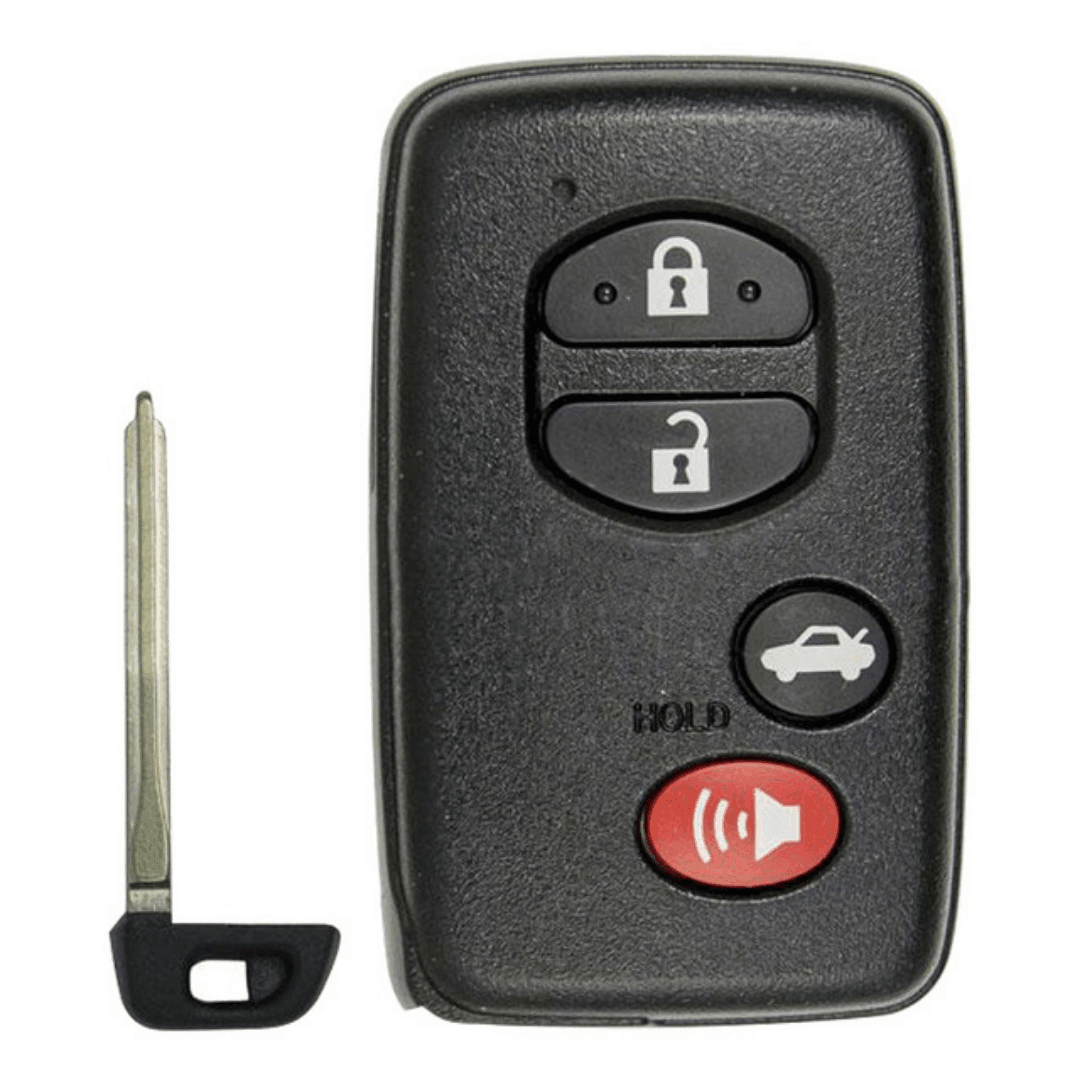 Brand New Aftermarket 4-button Smart Key Remote Fob with Trunk Release for Select Subaru and Scion Vehicles (HYQ14ACX-4B-SUBARU)