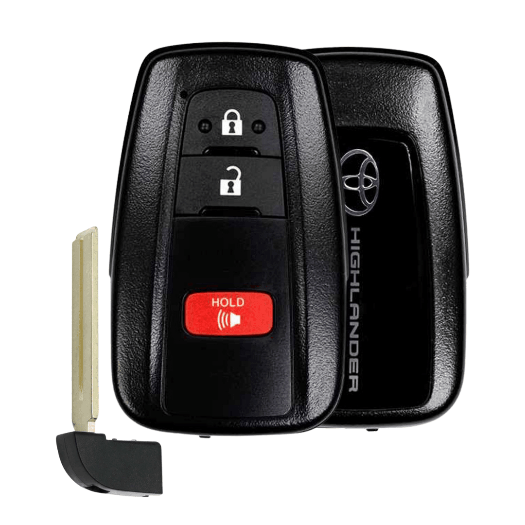 Brand New OEM Smart Key FOB with 3 Button Toyota Highlander - (HYQ14FBC-3B-HIGHLANDER)