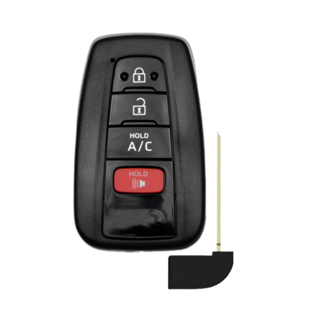 Brand New Aftermarket 4 Button Smart Key w/ A/C Feature for Toyota Prius Prime