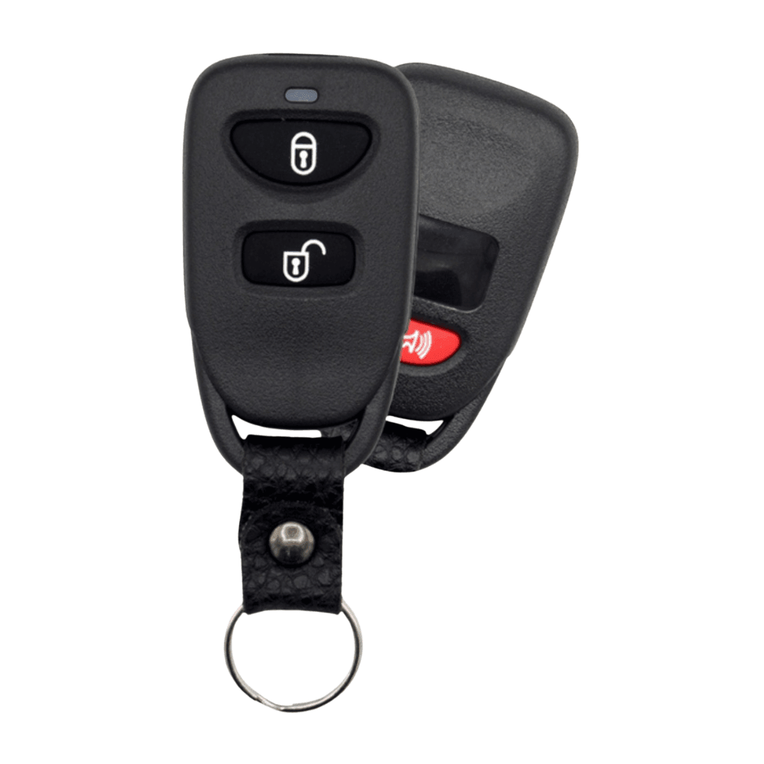 Brand New Aftermarket 3 Button Remote FOB for Select Years for Hyundai Santa Fe Vehicle (HYUNFOB-3B-PINHA-T038)