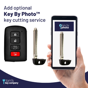 Toyota LOGO Highlander Smart Proximity Key, Push Button Start Keyless Remote FOB with Emergency Key (HYQ14FBA-4B-AG2110-FOB-LOGO) - Tom's Key Company